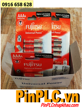 COMBO 1HỘP 10vỉ =40viên Pin AAA 1.5v Alkaline Fujitsu LR03-FU-W chính hãng _Giá 419.000đ/HỘP 40viên